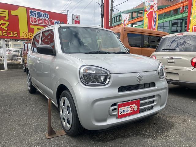 アルト Ｌ　ワンオーナー・７インチナビ・フルセグテレビ・クリアランスソナー・アイドリングストップ・衝突被害軽減システム・オートマチックハイビーム・シートヒーター・頸部衝撃緩和ヘッドレスト・キーレスエントリー（5枚目）