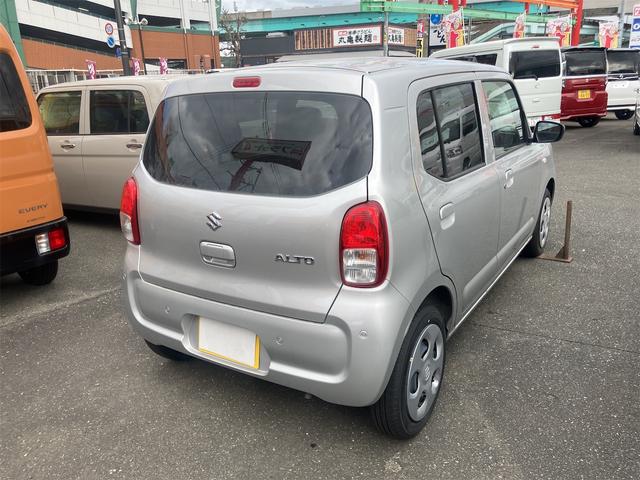 アルト Ｌ　ワンオーナー・７インチナビ・フルセグテレビ・クリアランスソナー・アイドリングストップ・衝突被害軽減システム・オートマチックハイビーム・シートヒーター・頸部衝撃緩和ヘッドレスト・キーレスエントリー（6枚目）