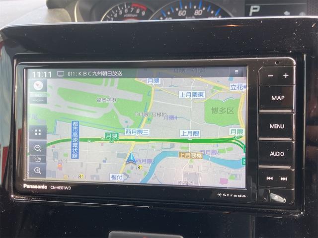 ワゴンＲカスタムＺ ハイブリッドＺＸ　社外７インチフルセグナビ・ＥＴＣ・コーナーセンサー・レーンキープアシスト・オートクルーズコントロール・衝突被害軽減システム・オートライト・ＬＥＤヘッドランプ・スマートキー・アイドリングストップ（4枚目）