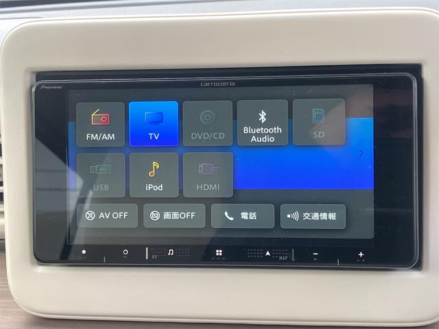 アルトラパン X 社外7インチフルセグナビ・クリアランスソナー・レーンアシスト・衝突被害軽減システム・オートライト・LEDヘッドランプ・スマートキー・アイドリングストップ・シートヒーター・ベンチシート・CVT(5枚目)