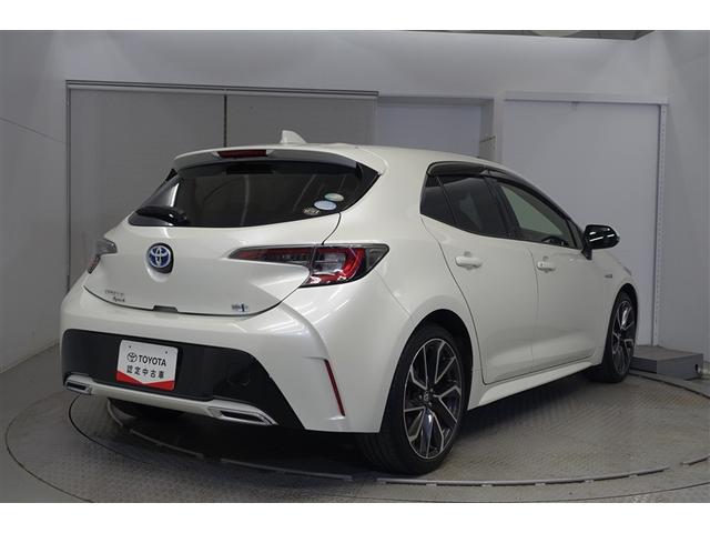 カローラスポーツ ハイブリッドＧ　Ｚ　サイドエアバック　前後誤発進抑制　盗難防止　スマートキーシステム　オートクルーズ　ＬＥＤライト　１オーナー車　エアバック　オートエアコン　地デジ　ナビＴＶ　ＡＷ　デュアルエアバッグ　整備記録簿　ＡＢＳ（3枚目）