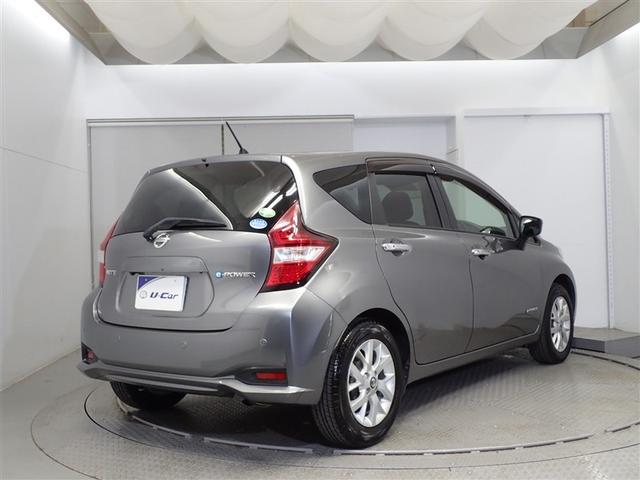 ノート ｅ－パワー　Ｘ　横滑防止装置　Ｒカメラ　運転席助手席エアバック　地デジ　ＡＵＴＯエアコン　ＡＵＸ接続　１オーナー　盗難防止システム　ナビＴＶ　ＡＷ　運転席エアバッグ　キーレスエントリー　ＬＥＤヘッド　ＥＴＣ車載器（3枚目）