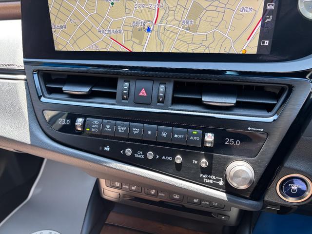 ＥＳ ＥＳ３００ｈ　バージョンＬ　後期型　禁煙車　茶本革　全席シートヒーター　三眼ＬＥＤヘッドライト　１２．３型ナビ　パノラミックビュー　ＡｐｐｌｅＣａｒＰｌａｙ　前後ドラレコ　ＥＴＣ　ＰＣＳ　ＬＴＡ　ＢＳＭ　１８ｉｎｃｈＡＷ（46枚目）