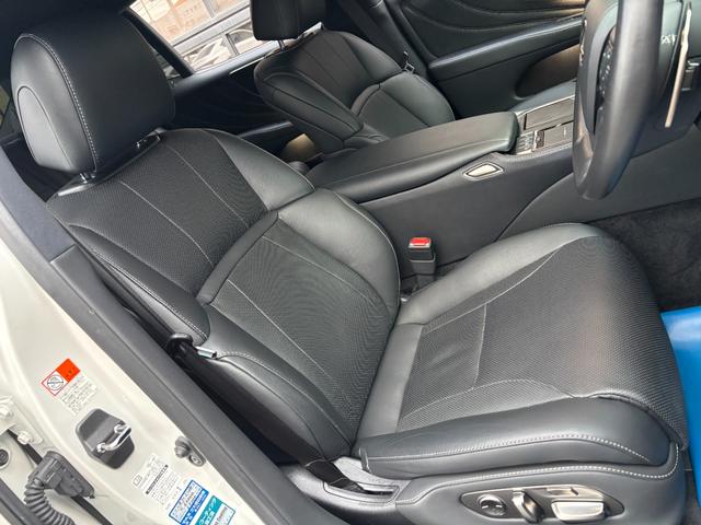 LS LS500h Iパッケージ 後期型 黒革 OPスパッタリング20inchAW 12.3型ナビ パノラミックビューモニター AppleCarPlay 前席シートヒーター&シートクーラー デジタルインナーミラー 三眼LEDライト(23枚目)