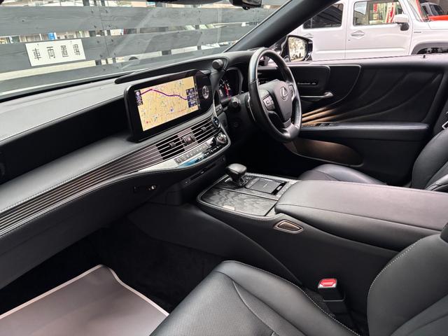 LS LS500h Iパッケージ 後期型 黒革 OPスパッタリング20inchAW 12.3型ナビ パノラミックビューモニター AppleCarPlay 前席シートヒーター&シートクーラー デジタルインナーミラー 三眼LEDライト(24枚目)