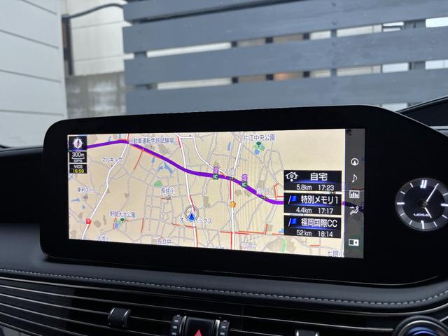 LS LS500h Iパッケージ 後期型 黒革 OPスパッタリング20inchAW 12.3型ナビ パノラミックビューモニター AppleCarPlay 前席シートヒーター&シートクーラー デジタルインナーミラー 三眼LEDライト(35枚目)