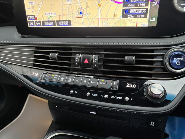 LS LS500h Iパッケージ 後期型 黒革 OPスパッタリング20inchAW 12.3型ナビ パノラミックビューモニター AppleCarPlay 前席シートヒーター&シートクーラー デジタルインナーミラー 三眼LEDライト(42枚目)