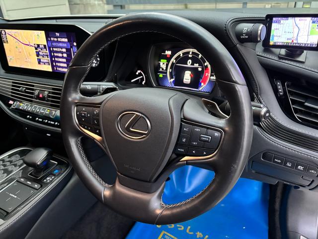 LS LS500h Iパッケージ 後期型 黒革 OPスパッタリング20inchAW 12.3型ナビ パノラミックビューモニター AppleCarPlay 前席シートヒーター&シートクーラー デジタルインナーミラー 三眼LEDライト(48枚目)