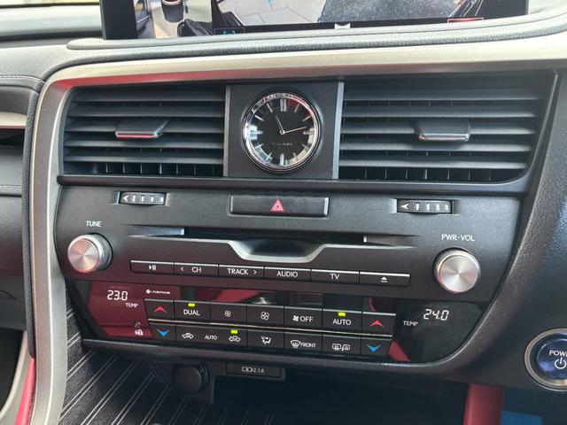 ＲＸ ＲＸ４５０ｈ　Ｆスポーツ　後期型　赤革　サンルーフ　ＴＲＤフルエアロ＆スポーツマフラー　パノラミックビューモニター　１２．３型ナビ　ＡｐｐｌｅＣａｒＰｌａｙ　三眼ＬＥＤヘッドライト　パワーバックドア　２０ｉｎｃｈＡＷ（49枚目）