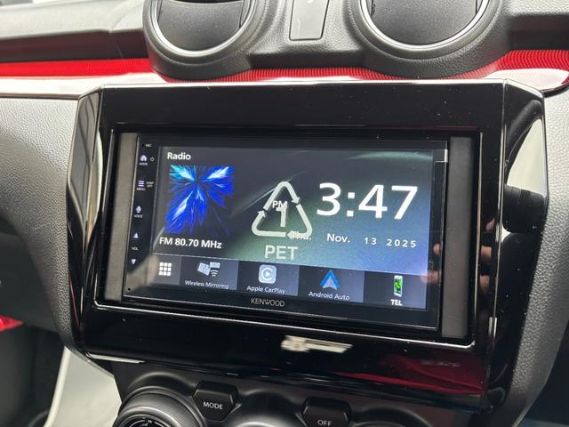 スイフトスポーツ ベースグレード 6速MT 新品ディスプレイオーディオ AppleCarPlay オートエアコン LEDヘッドライト 運転席シートヒーター 衝突軽減ブレーキ 車線逸脱警報 クリアランスソナー RCC 17inchAW(34枚目)