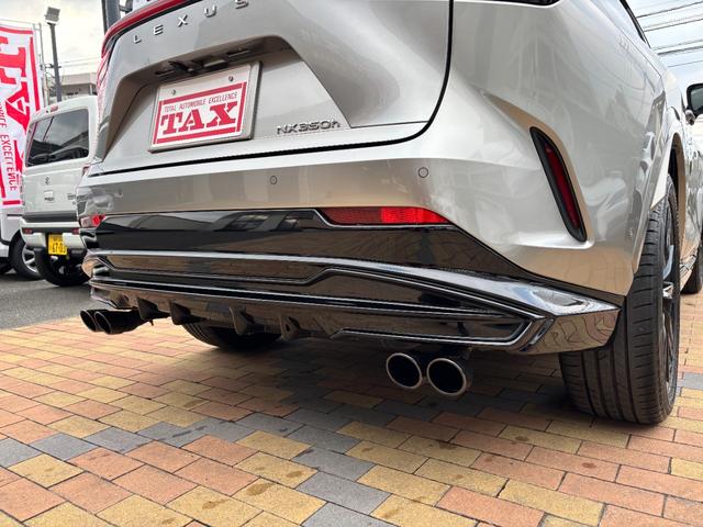 ＮＸ ＮＸ３５０ｈ　Ｆスポーツ　ＴＲＤフルエアロ　パノラマルーフ　赤本革　パノラミックビューモニター　三眼ＬＥＤ　デジタルインナーミラー　１４型ナビ　ＡｐｐｌｅＣａｒＰｌａｙ　パワーバックドア　アドバンスドパーク　２０ｉｎｃｈＡＷ（11枚目）