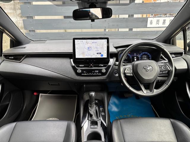 カローラツーリング ハイブリッド ダブルバイビー 後期型 法人ワンオーナー 10.5型ナビ フルセグTV バックカメラ オートエアコン LEDヘッドライト 電動パーキングブレーキ&ブレーキホールド 純正ドラレコ ETC2.0 PCS 17inchAW(22枚目)