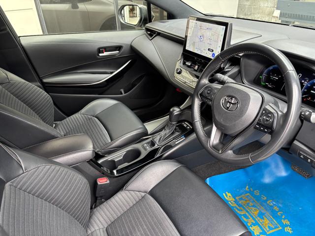 カローラツーリング ハイブリッド ダブルバイビー 後期型 法人ワンオーナー 10.5型ナビ フルセグTV バックカメラ オートエアコン LEDヘッドライト 電動パーキングブレーキ&ブレーキホールド 純正ドラレコ ETC2.0 PCS 17inchAW(23枚目)