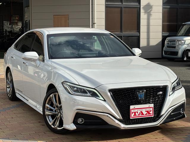 クラウンハイブリッド ＲＳアドバンス　後期型　黒革　パノラミックビューモニター　１２．３型ナビ　三眼ＬＥＤヘッドライト　前席シートヒーター＆シートクーラー　デジタルインナーミラー　カードキー　前後ドラレコ　ＥＴＣ　１８ｉｎｃｈＡＷ（4枚目）