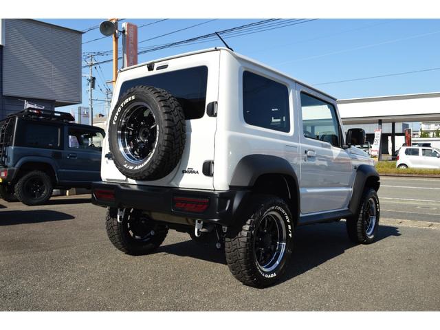 ジムニーシエラ JC 3型 ショウワガレージ製1インチリフトアップキット・F/Rバンパー・LEDウインカー&テールランプ モンスター製フロントグリル RAYS16インチアルミ オープンカントリーRT バック&サイドカメラ(5枚目)