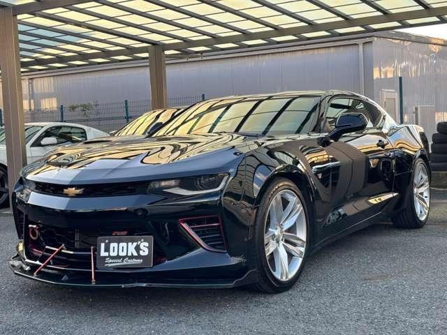 シボレーカマロ LT RS Borlaマフラー 赤/黒レザーシート Fエアロ 20インチアルミ(2枚目)