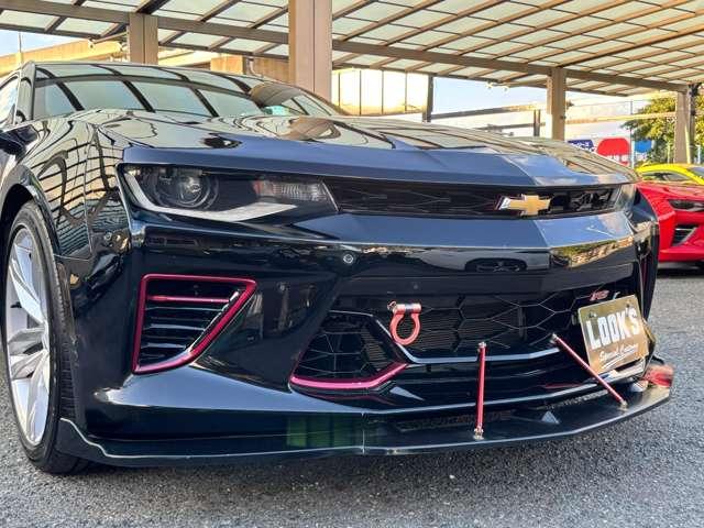 シボレーカマロ LT RS Borlaマフラー 赤/黒レザーシート Fエアロ 20インチアルミ(8枚目)