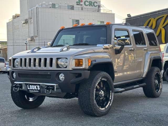 ハマーH3 3.7 4WD サンルーフ HDDナビ/フルセグ 黒革シート 20インチアルミ クルコン(2枚目)