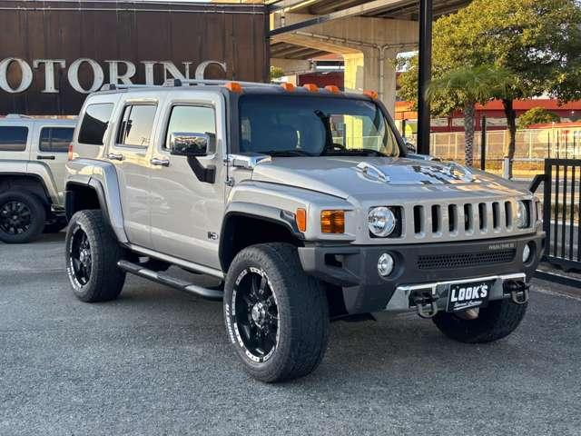 ハマーH3 3.7 4WD サンルーフ HDDナビ/フルセグ 黒革シート 20インチアルミ クルコン(4枚目)