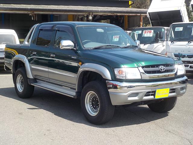 トヨタ ハイラックススポーツピックアップ ダブルキャブ ワイド ハイラックススポーツピックアップ ダブルキャブワイド４ｗｄ ２ ７ｌガソリン ａ ｔ フル装備 198 0万円 平成13年 01年 福岡県 中古車 価格 Com