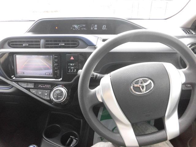 アクア S プッシュスタートSDナビBluetoothTVバックカメラ(10枚目)