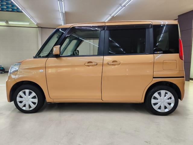 スペーシア Ｘ　禁煙車　Ｘレーダーブレーキサポート　ディスチャージ　走行４．６万Ｋ　電動スライドドア　ナビ　衝突軽減ブレーキ　電動格納ミラー　アイドリングストップ　保証書　スペアキー　盗難防止システム　衝突安全ボディ（8枚目）