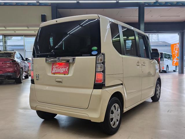 Ｎ－ＢＯＸ Ｇ　車検整備付　禁煙車　スライドドア　電動格納ミラー　アイドリングストップ　ドライブレコーダー　取扱説明書　保証書　スペアキー　盗難防止システム　衝突安全ボディ　スマートキー　横滑り防止機能（5枚目）