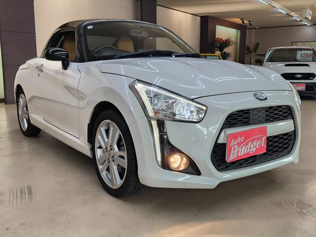 コペン ローブ　走行４万Ｋ台　電動オープンルーフ　５速マニュアル車　シートヒーター　ナビ　Ｂカメラ　フルセグＴＶ　ＬＥＤヘッドライト　取説整備手帳　スマートキー　純正１６ＡＷ　盗難防止システム　衝突安全ボディ（5枚目）