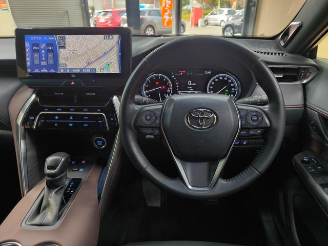 ハリアー Ｚ　レザーパッケージ　ワンオーナー！禁煙車！純１２．３インチディスプレイナビ・フルセグ！バックカメラ！ＪＢＬサウンドシステム！２．０ＥＴＣ！セーフティセンス！電動バックドア！ブラインドスポットモニター！４ＷＤ！（21枚目）