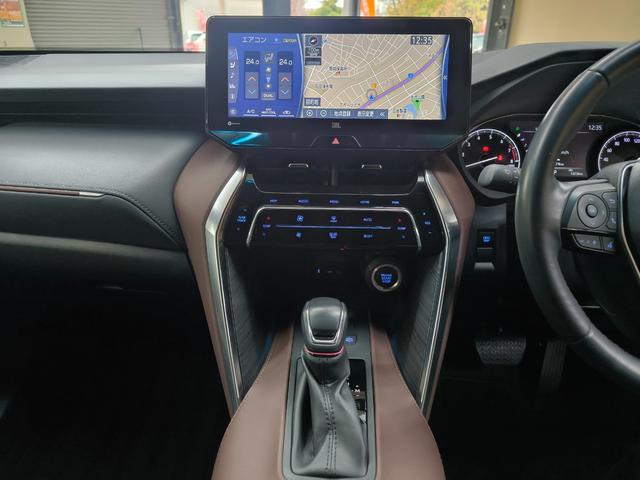 ハリアー Ｚ　レザーパッケージ　ワンオーナー！禁煙車！純１２．３インチディスプレイナビ・フルセグ！バックカメラ！ＪＢＬサウンドシステム！２．０ＥＴＣ！セーフティセンス！電動バックドア！ブラインドスポットモニター！４ＷＤ！（22枚目）