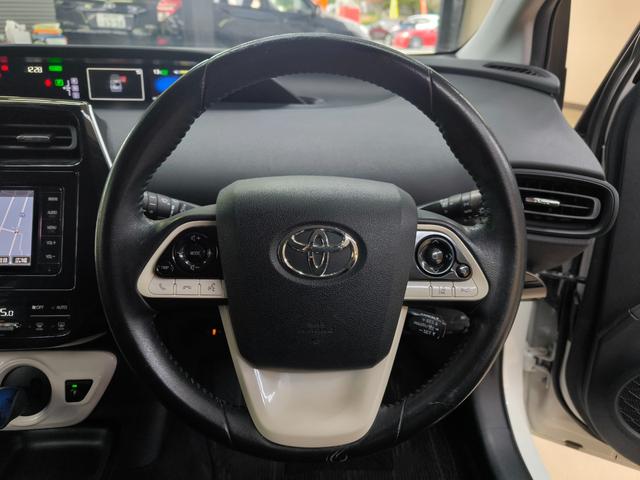 プリウス S 禁煙車 車検R9年3月 プリクラッシュシステム 純正ナビ バックカメラ フルセグTV LEDヘッドライト クルーズコントロール レーンキープアシスト エアロ ETC 盗難防止システム 純正AW(36枚目)