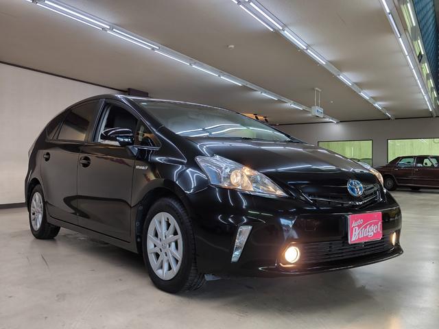 プリウスアルファ S ワンオーナー 禁煙車 ナビ フルセグTV バックカメラ プッシュスタート スマートキー 取説整備手帳 スペアキー ETC 盗難防止装置 横滑り防止機能(3枚目)