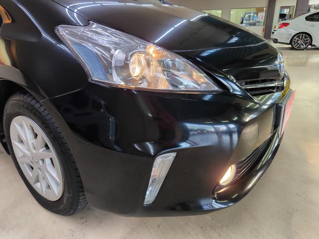 プリウスアルファ S ワンオーナー 禁煙車 ナビ フルセグTV バックカメラ プッシュスタート スマートキー 取説整備手帳 スペアキー ETC 盗難防止装置 横滑り防止機能(11枚目)