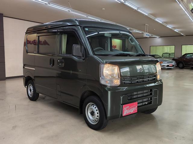 エブリイ ＰＣ　ワンオーナー　禁煙車　走行０．８万Ｋ台　キーレス　取説整備手帳　スペアキー　頸部衝撃緩和ヘッドレスト　ＡＢＳ　横滑り防止機能　ドライブレコーダー　エアコン　パワステ　パワーウインドウ　両側スライドドア（3枚目）