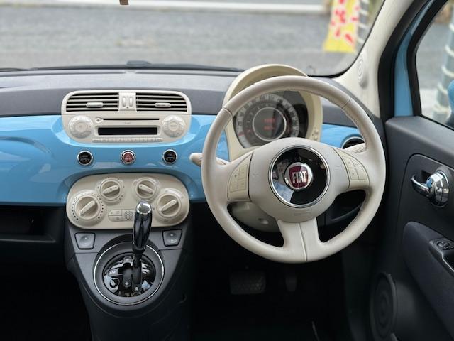 ５００ ツインエア　ポップ　ＥＴＣ　ＣＤ再生　ブルートゥース　エアコン　パワーステアリング　パワーウィンドウ　運転席エアバッグ　助手席エアバッグ　サイドエアバッグ　ＡＢＳ　ローダウン（12枚目）