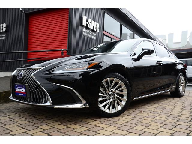 ｅｓ レクサス ｅｓ３００ｈ バージョンｌ ワンオーナー車 オプション等１７万円以上付き 新品含むメッキパーツ付き ｆスポ用リアスポ付き セミアニリン黒革シート サンルーフ ｂスポットモニター 三眼フルｌｅｄ パワートランク １２ ３ナビ他 福岡県