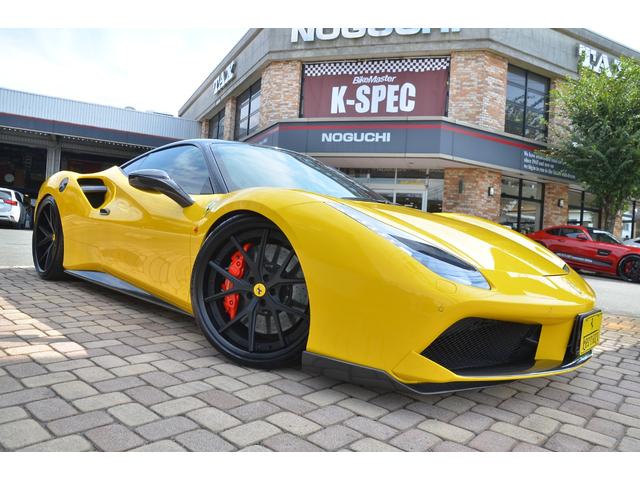 ４８８ＧＴＢ ベースグレード　メーカーオプション、カスタムパーツ１２９０万以上付き　１オーナー車／正規デーラー車／ＯＰフルカーボンパーツ／ＭＯＰフロントリフター／フル電動シート／ハイパーフォージド２２アルミ／クラインマフラー（10枚目）