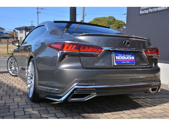 ＬＳ ＬＳ５００　Ｉパッケージ　フルカスタム！ＯＰ＆後付けパーツ３５７．８万以上付き！サンルーフ！モデリスタ＆ＷＡＬＤ＆エイムゲインフルエアロ！カールソン２１アルミ！エアサスＫＩＴ新品！マクレビ＆Ｄインナーミラー　フルオプション！（29枚目）