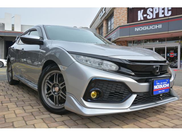シビック ハッチバック　ホンダセンシング　無限仕様フルカスタム！純正ＯＰ＆無限パーツ７１万以上付き！無限フルエアロ！Ｒスポ新品！ＫＯＳＥＩ－１７インチアルミ！ＯＰインターナビ！無限リモコンエンジンスターター＆無限プロテクター＆無限スポーツＭ（4枚目）