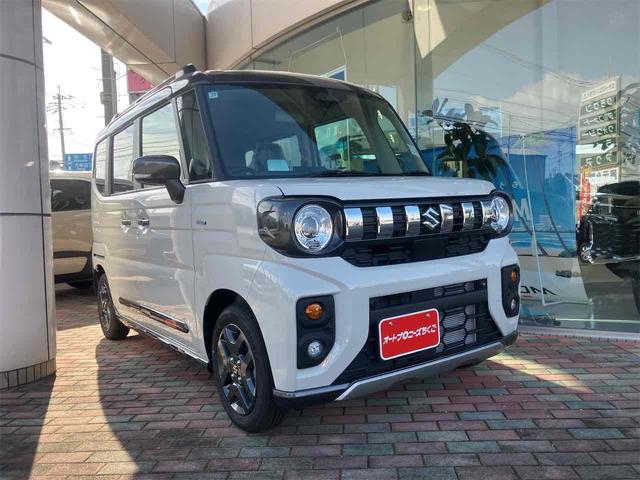 スペーシアギア ハイブリッドＸＺ　両側電動スライドドア　クリアランスソナー　オートクルーズコントロール　レーンアシスト　衝突被害軽減システム　オートライト　ＬＥＤヘッドランプ　スマートキー　アイドリングストップ　電動格納ミラー（21枚目）