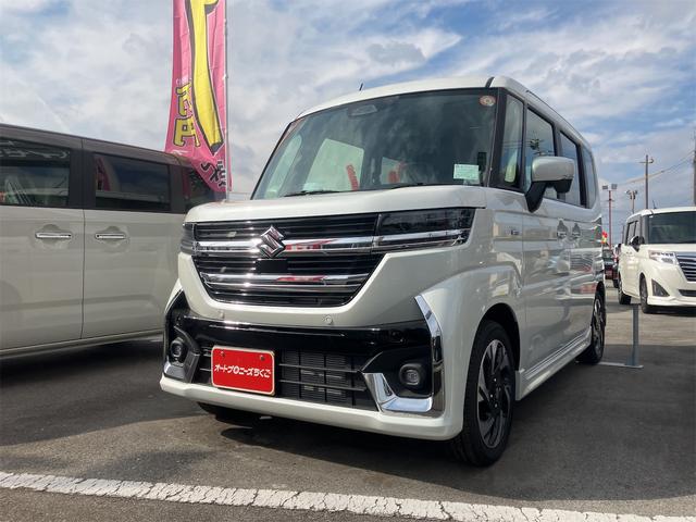 スペーシアカスタム ハイブリッドＸＳ　両側電動スライドドア　クリアランスソナー　オートクルーズコントロール　レーンアシスト　衝突被害軽減システム　オートライト　ＬＥＤヘッドランプ　スマートキー　アイドリングストップ　電動格納ミラー（12枚目）