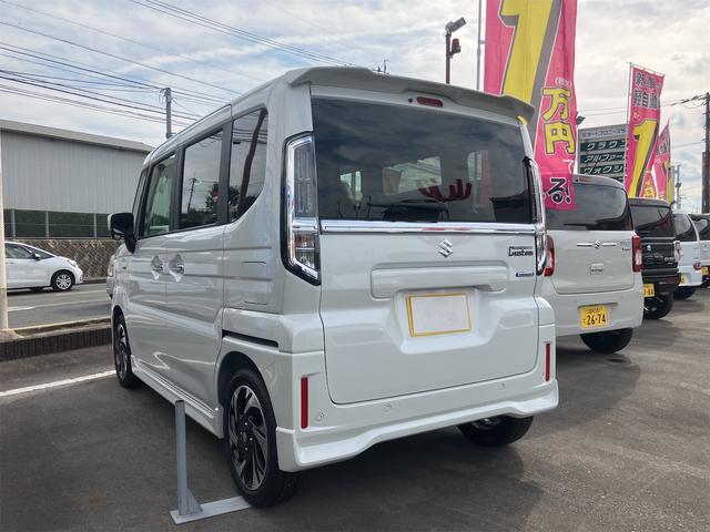 スペーシアカスタム ハイブリッドＸＳ　両側電動スライドドア　クリアランスソナー　オートクルーズコントロール　レーンアシスト　衝突被害軽減システム　オートライト　ＬＥＤヘッドランプ　スマートキー　アイドリングストップ　電動格納ミラー（23枚目）