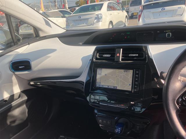 プリウス Ａ　クリアランスソナー　レーンアシスト　オートクルーズコントロール　パークアシスト　衝突被害軽減システム　バックカメラ　ナビ　ＴＶ　アルミホイール　オートマチックハイビーム　オートライト（36枚目）