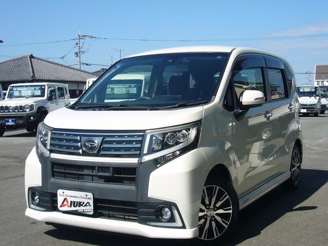 ムーヴ カスタム　Ｘ　ハイパーＳＡＩＩ　ナビ　ワンセグＴＶ　ＤＶＤ再生　Ｂｌｕｅｔｏｏｔｈ　スマートキー　バックカメラ　ドライブレコーダー　盗難防止システム　横滑り防止装置　衝突被害軽減ブレーキ　電動格納ミラー　ＬＥＤヘッドライト　ＡＢＳ（2枚目）