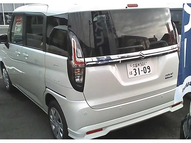 ソリオ ハイブリッドＭＧ　ＳＵＺＵＫＩセーフティサポート　クルーズコントロール　片側電動スライドドア　車線逸脱警報　標識認識機能　誤発進抑制機能　　スマートキー　電動格納ミラー　アイドリングストップ（8枚目）