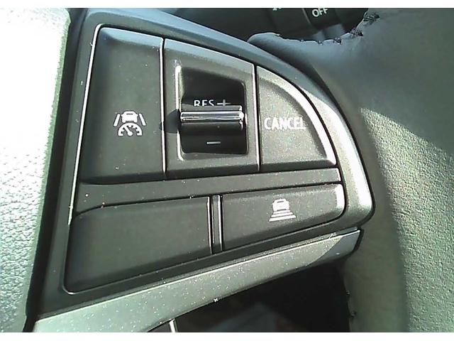 ソリオバンディット ハイブリッドＭＶ　ＳＵＺＵＫＩセーフティサポート　両側電動スライドドア　車線逸脱警報　クルーズコントロール　電動パーキングブレーキ　ＵＶカットガラス　本革巻／オーディオスイッチ　ロールサンシェード　　スマートキー（11枚目）