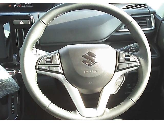 ソリオバンディット ハイブリッドＭＶ　ＳＵＺＵＫＩセーフティサポート　両側電動スライドドア　車線逸脱警報　クルーズコントロール　電動パーキングブレーキ　ＵＶカットガラス　本革巻／オーディオスイッチ　ロールサンシェード　　スマートキー（17枚目）