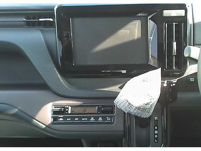 ソリオバンディット ハイブリッドＭＶ　ＳＵＺＵＫＩセーフティサポート　両側電動スライドドア　車線逸脱警報　クルーズコントロール　電動パーキングブレーキ　ＵＶカットガラス　本革巻／オーディオスイッチ　ロールサンシェード　　スマートキー（21枚目）