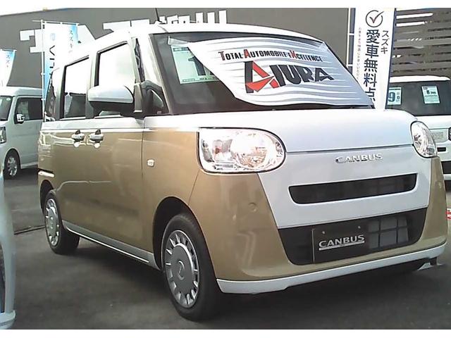 ムーヴキャンバス ストライプスＸ　スマートアシスト　両側電動スライドドア　スマートキー　オートライト　電動格納ミラー　ＵＶカットガラス　盗難防止装置　デュアルＳＲＳエアバック　ＡＢＳ（23枚目）