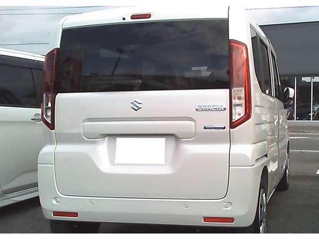 スペーシア ハイブリッドG SUZUKIセーフティサポート スマートキー フルオートエアコン 電格ミラー盗難防止装置 両側スライドドア 後席オットマン LEDヘッドライト アイドリングストップ(3枚目)